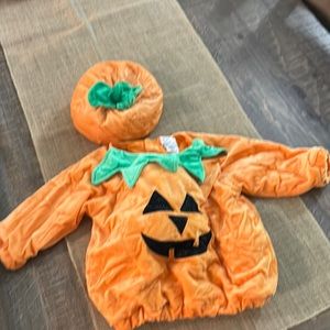 Pumpkin costume 12/18 months bought at Target
